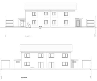 Neubau Doppelhaushälften in Offingen